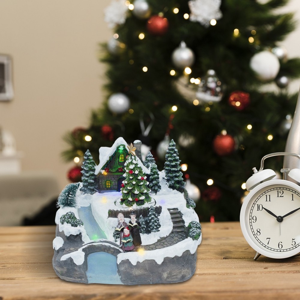 Village de Noël 361007 musique éclairage et...