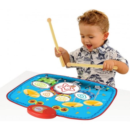 Tapis de batterie 720002 avec bases préréglées et simulations de percussions