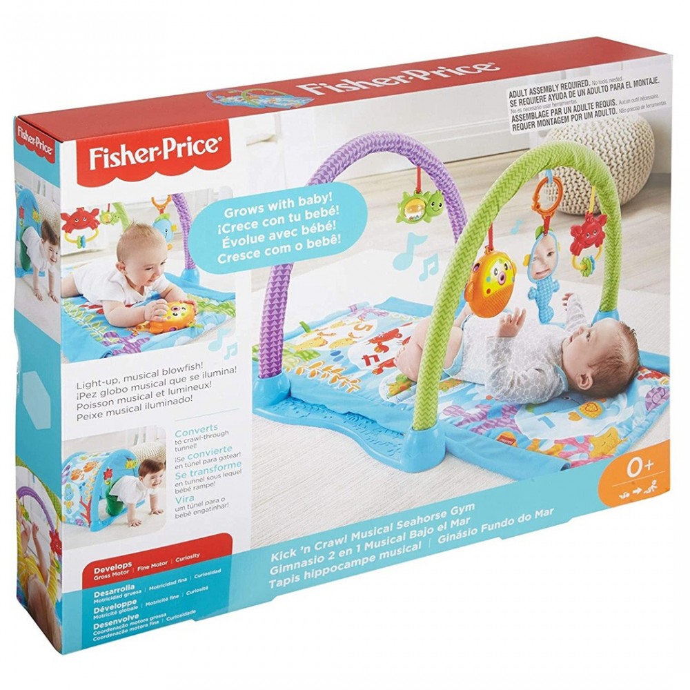 Fisher Price 2 in 1 tapis 343007 avec jeux et...