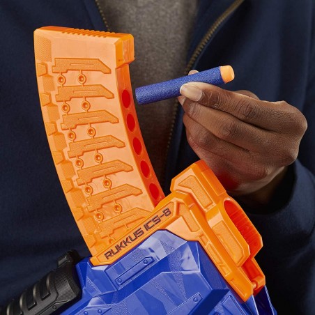 Hasbro Nerf arme jouet N STRIKE 543861 RUKKUS ICS-8 capacité pour 8 fléchettes