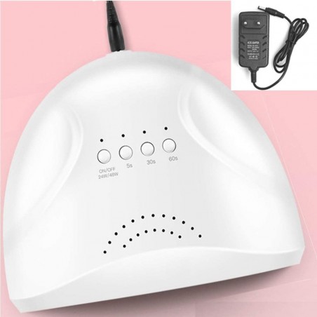 Lampe sèche ongles 30 LED UV 210107 avec 48W professionnel avec minuterie