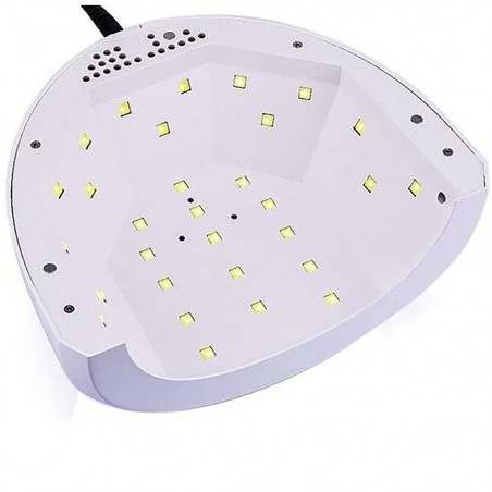 Lampe sèche ongles 30 LED UV 210107 avec 48W professionnel avec minuterie