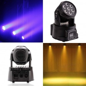 Mini-Lampe stroboscopique rotative avec 7 LED 10w... 2