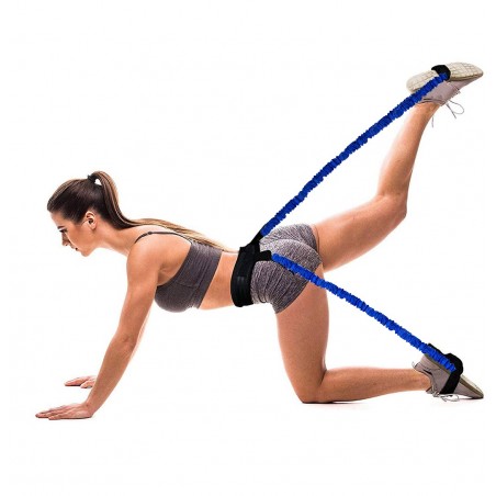 Bandes élastiques de résistance 187486 crochets ceinture sac JUMP ROPE TRAINER