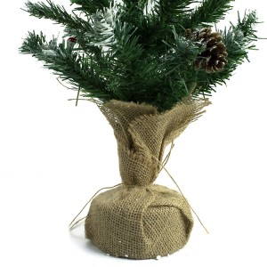 Arbre de Noël 90H Cm 309019 Avec pommes de pin et base de... 2