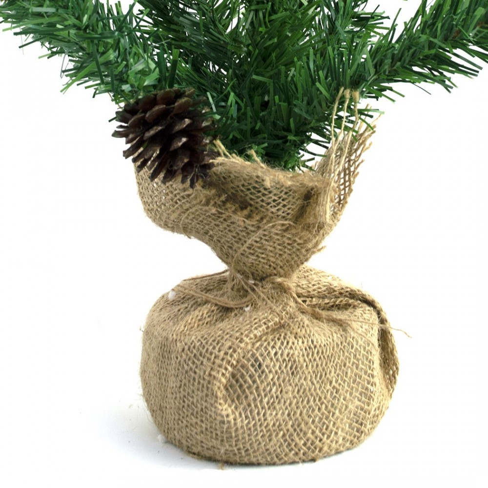 Arbre de Noël 90H Cm 309017 Avec base de jute...