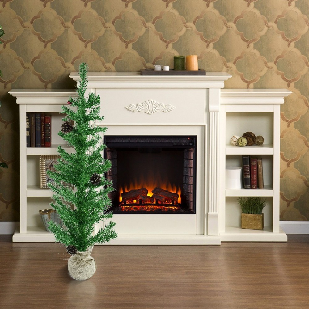 Arbre de Noël 90H Cm 309017 Avec base de jute...