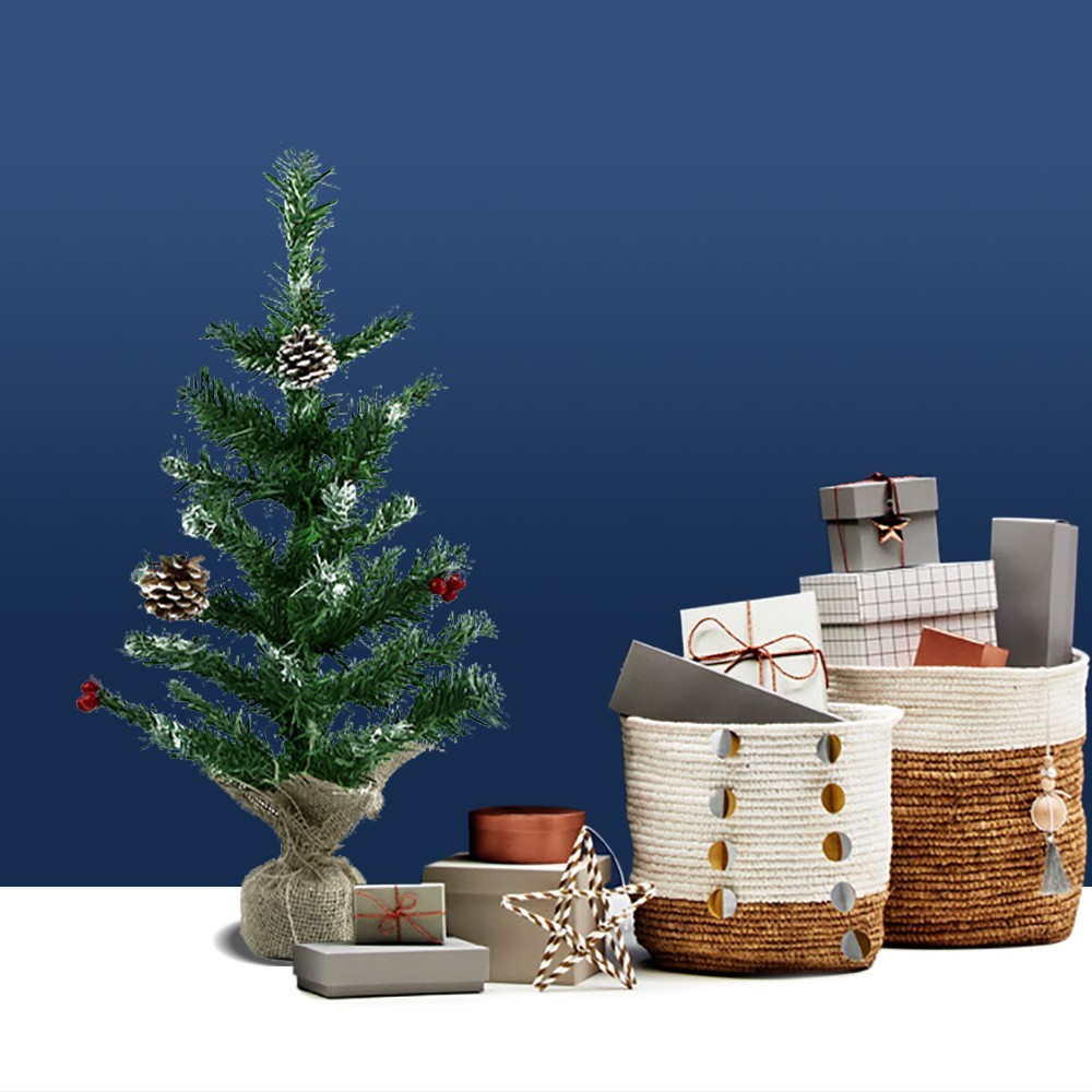 Arbre de Noël 60H Cm 309020 Avec base de jute...