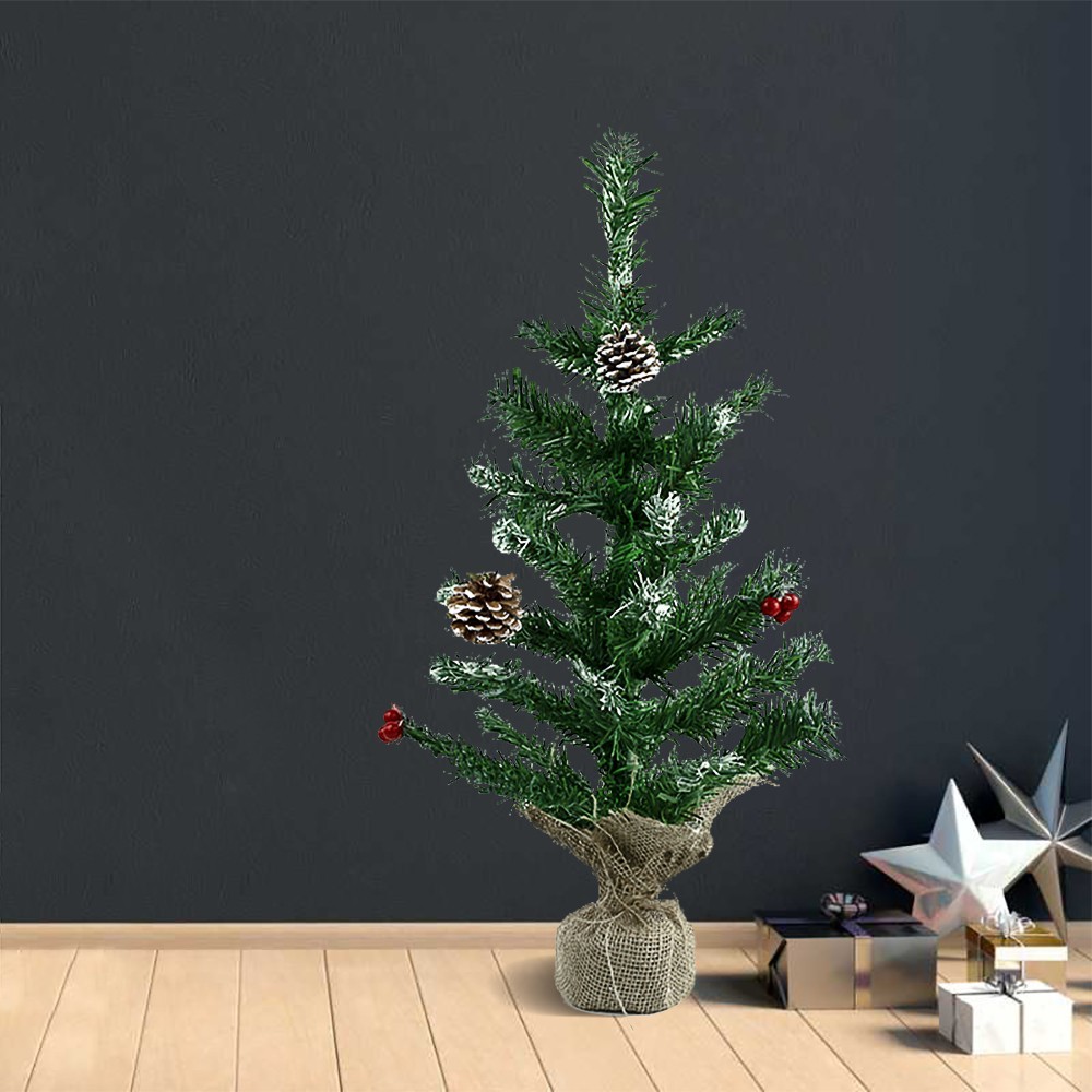 Arbre de Noël 60H Cm 309020 Avec base de jute...