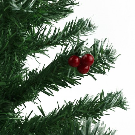 Arbre de Noël 60H Cm 309020 Avec base de jute En PVC Epicéa artificiel