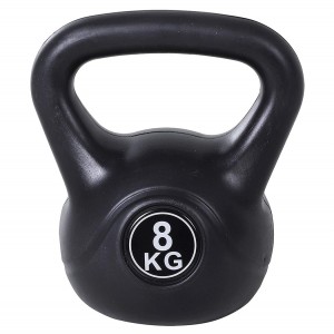 Kettlebell fitness 8kg en pvc 186960 avec sable et...