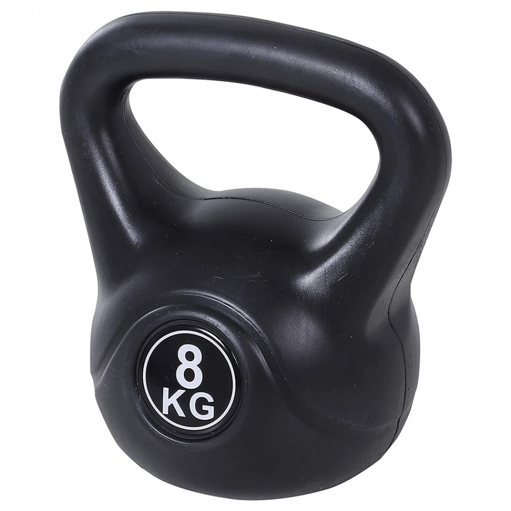 Kettlebell fitness 8kg en pvc 186960 avec sable...