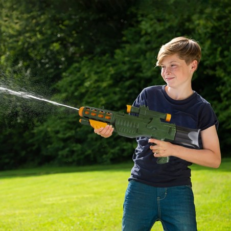Fusil à eau Jouet pour enfants 557266 longue portée Couleur verte 58 cm