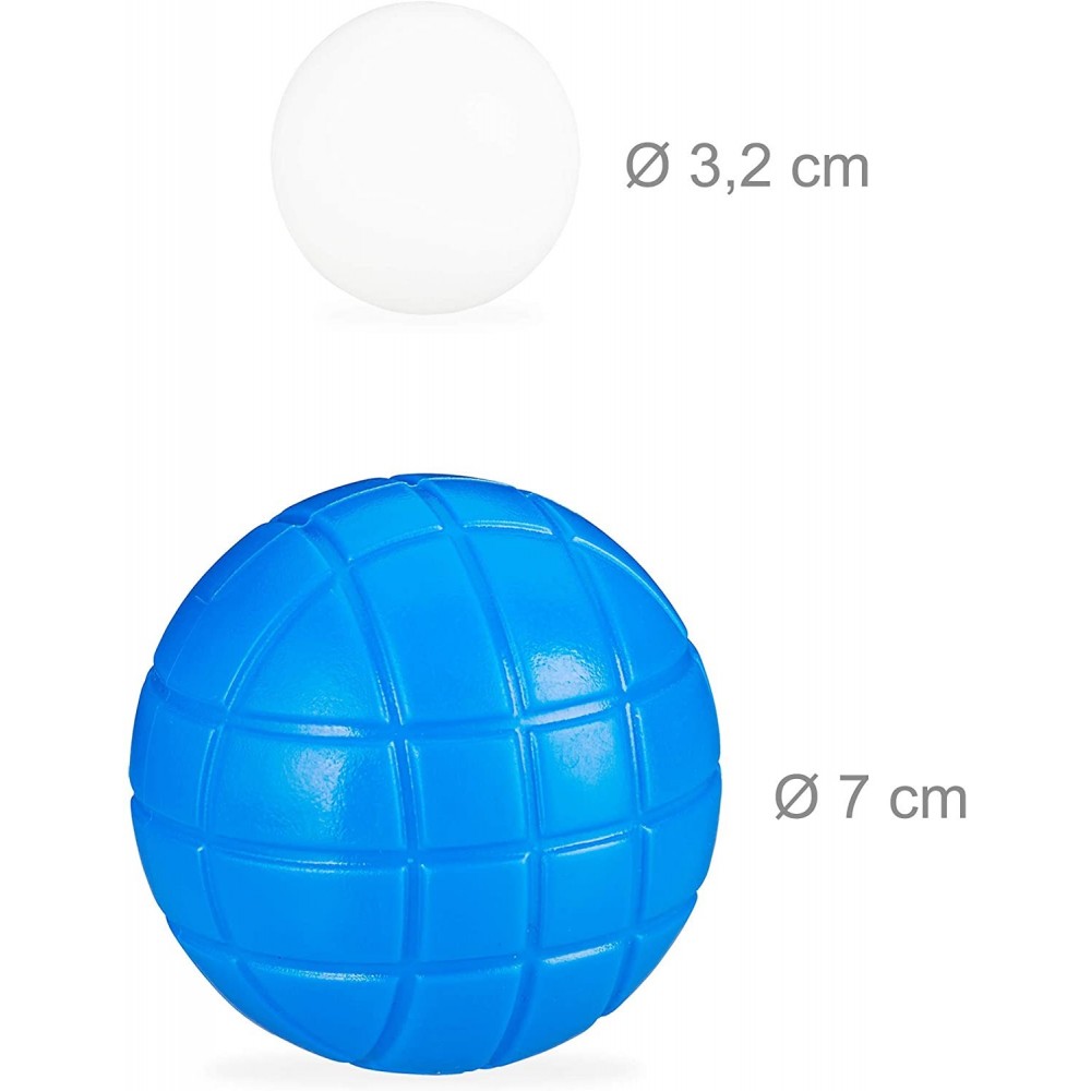 Jeu de pétanque 8 boules 4 couleurs différentes...