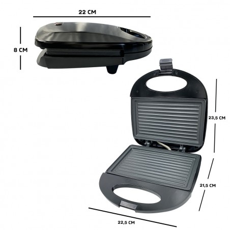 Grill électrique BB750 MyIdea avec plaque antiadhésive 750W