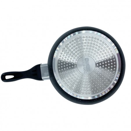 Batterie 14 pcs DGBAVARIA 255019 casseroles poêles en pierre avec louches NOIR