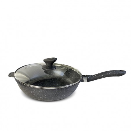 Set Batterie DGBAVARIA 120018 en pierre antiadhésive 25 pcs avec louches