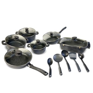 Set Batterie DGBAVARIA 120018 en pierre antiadhésive 25...