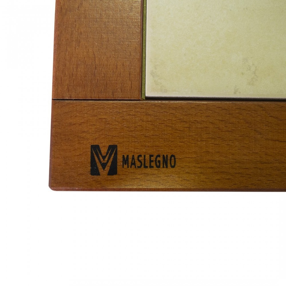 380038 Chariot en bois de hêtre Vesuvio avec...