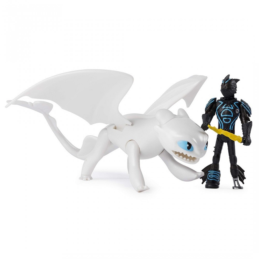 167380 Figurine Dragon et Viking DRAGON HICCUP Trainer The Hidden World.