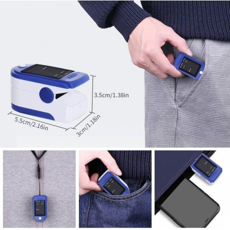 Compteur d'impulsions d'oxymètre SpO2 d'oxymètre doigt SMH01 avec affichage LED