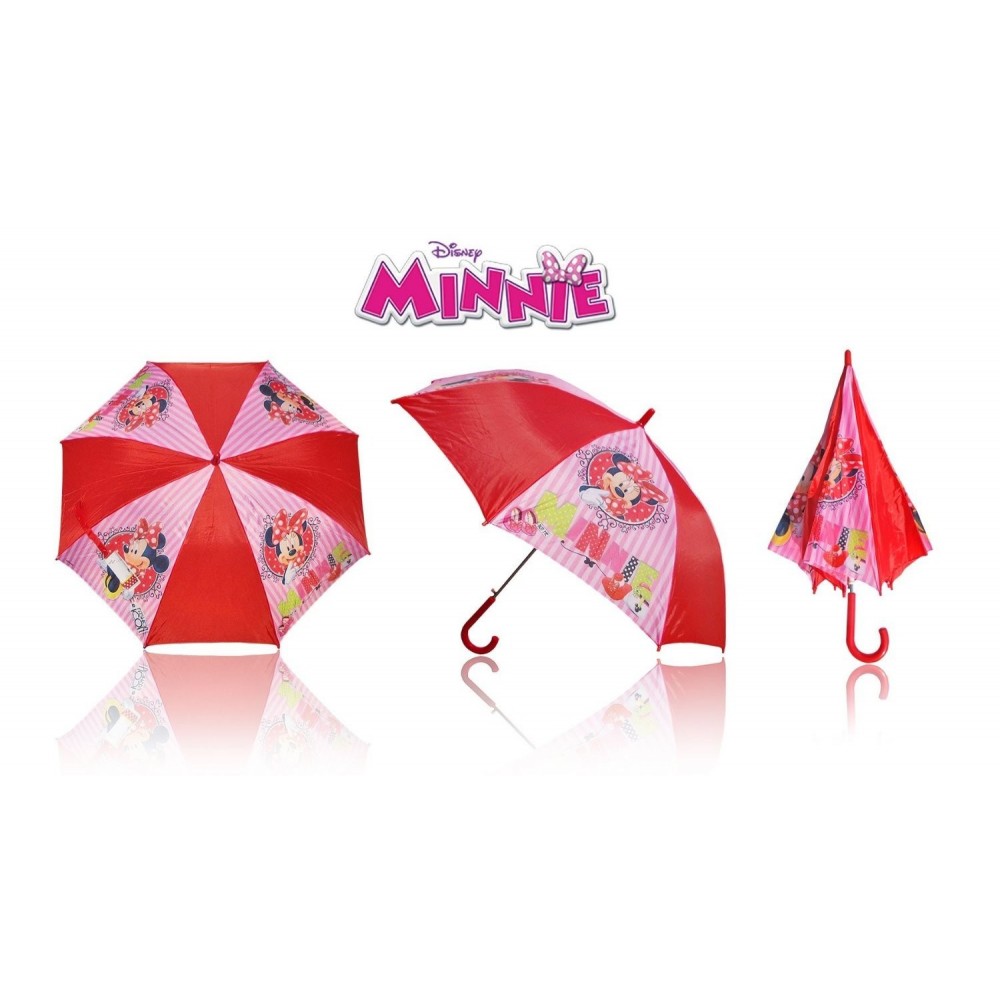 Parapluie Minnie pratique et léger - 65 x 76 cm- rose - Disney 3614