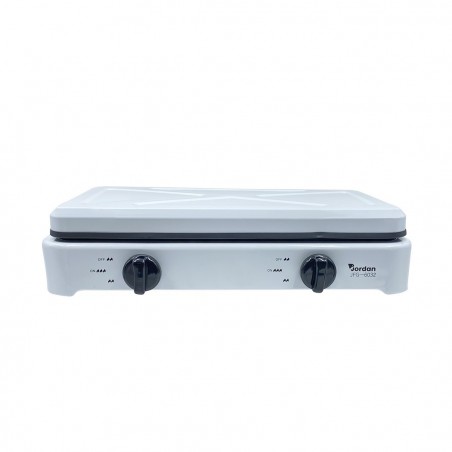 JFG6032 Table cuisson 2 feux gaz avec doublure en acier pour maison pique-nique