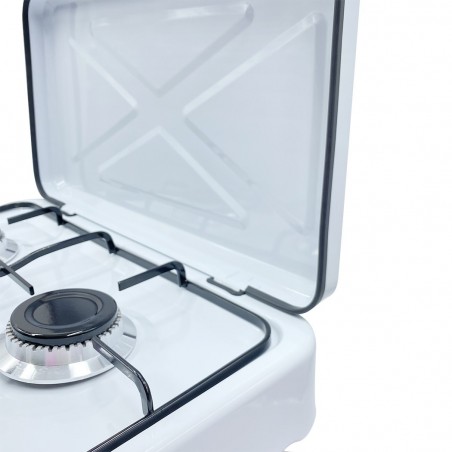 JFG6032 Table cuisson 2 feux gaz avec doublure en acier pour maison pique-nique