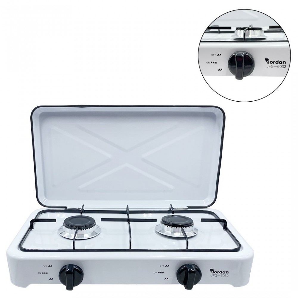 JFG6032 Table cuisson 2 feux gaz avec doublure...
