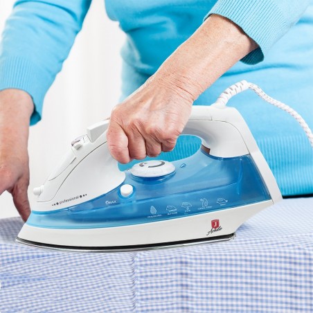 fer à vapeur ACHILLE DY286 2000W avec réservoir d'eau et bouton vapeur