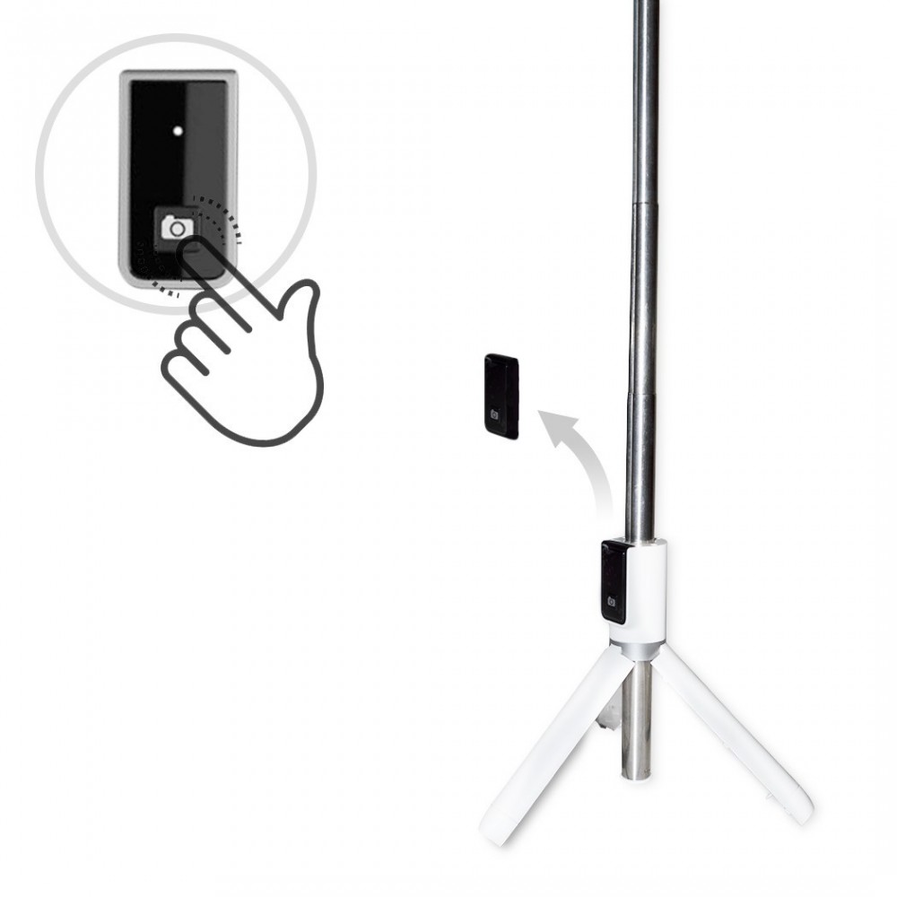 508257 Selfie Stick P50  mini trépied sans fil...