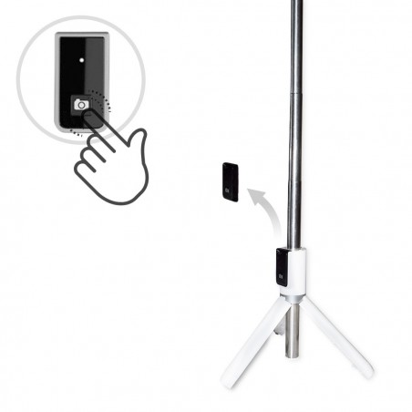 508257 Selfie Stick P50  mini trépied sans fil extensible avec télécommande