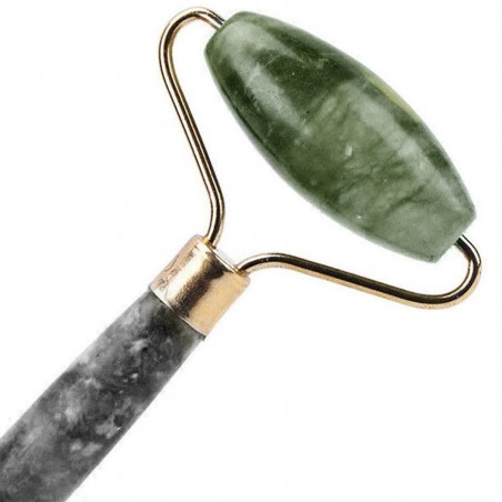 210689 Masseur à rouleaux jade pour le visage corps en pierre naturelle GuaSha