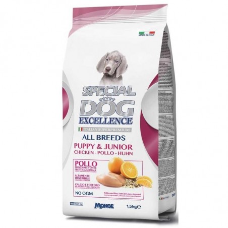 060011 Monge Special Dog Excellence pour chiots et jeunes poulets 1,5 kg