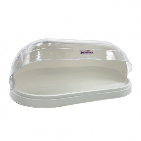 722179 PAMAX support de casserole en plastique blanc couvercle transparent