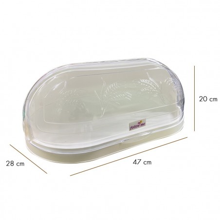 722179 PAMAX support de casserole en plastique blanc couvercle transparent