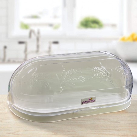 722179 PAMAX support de casserole en plastique blanc couvercle transparent