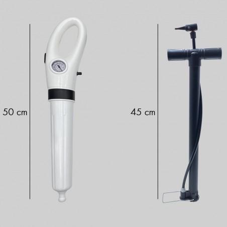 186533 3 Ventouses et gonfleur pour un nettoyage en profondeur