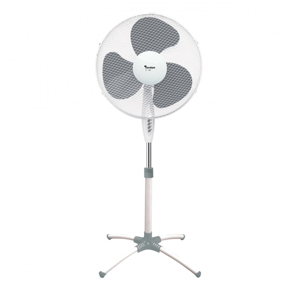 Jordan V-40 Ventilateur de base oscillant de 45 watts à 3 vitesses Spider