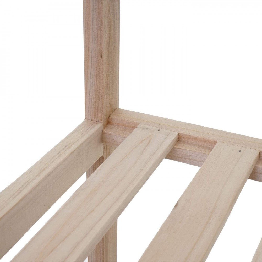 636406 5 étagères en bois de sapin meuble pour...