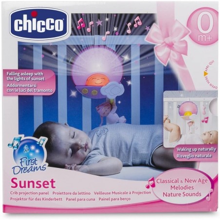 Panneau de lit de bébé CHICCO Ensemble d'effets de lumière rose