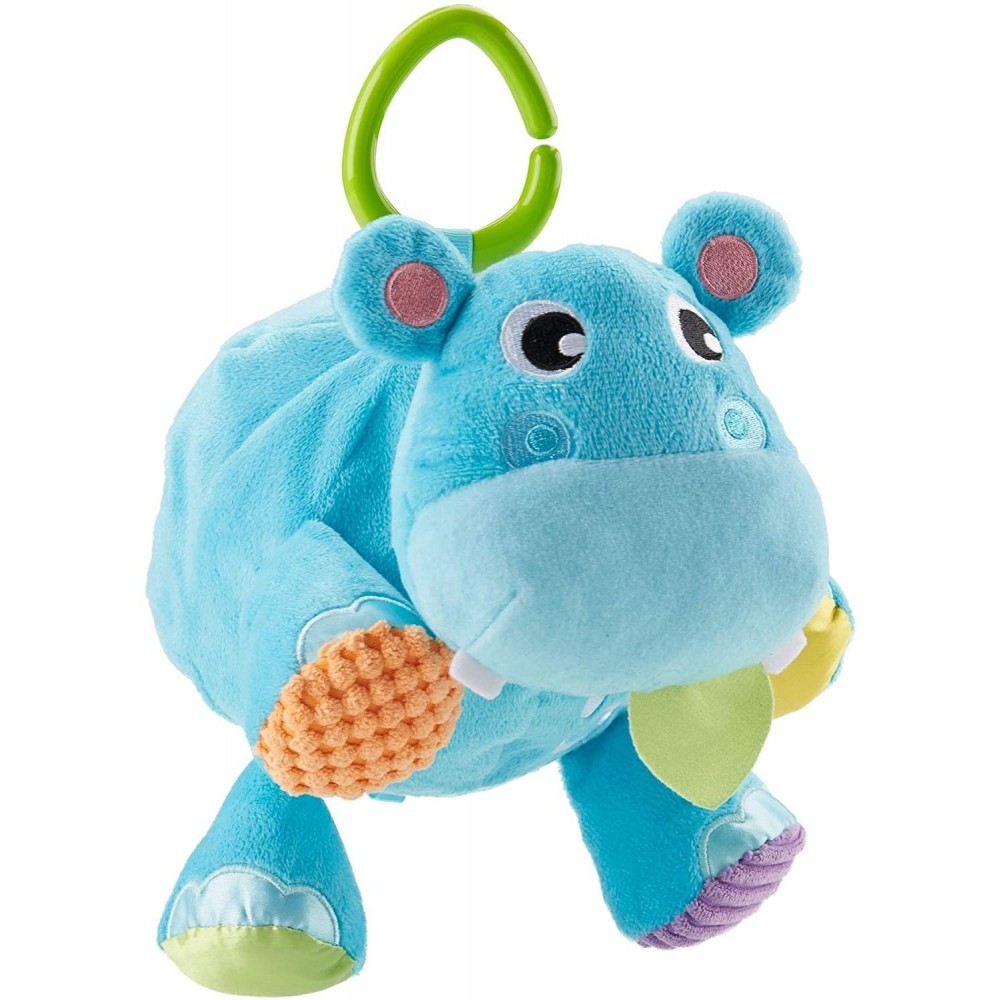 Hippopotame en peluche Fisher Price avec tissu...