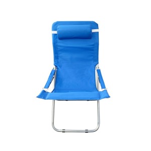 660187 Chaise longue de plage pliante et rembourrée en... 2
