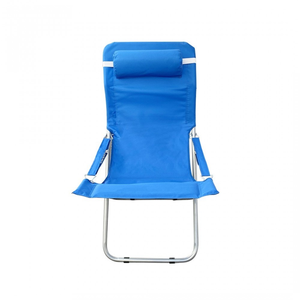 660187 Chaise longue de plage pliante et...