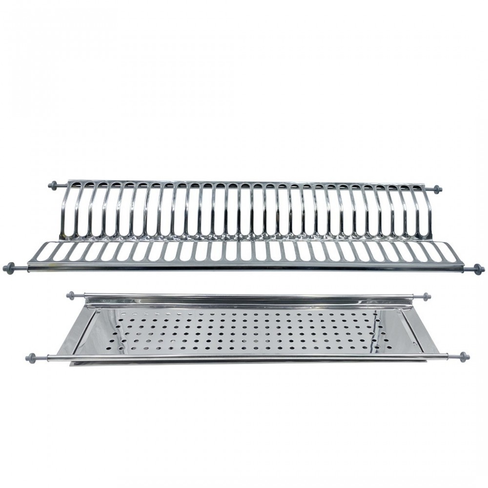 Égouttoir à vaisselle avec plateau et ressort...