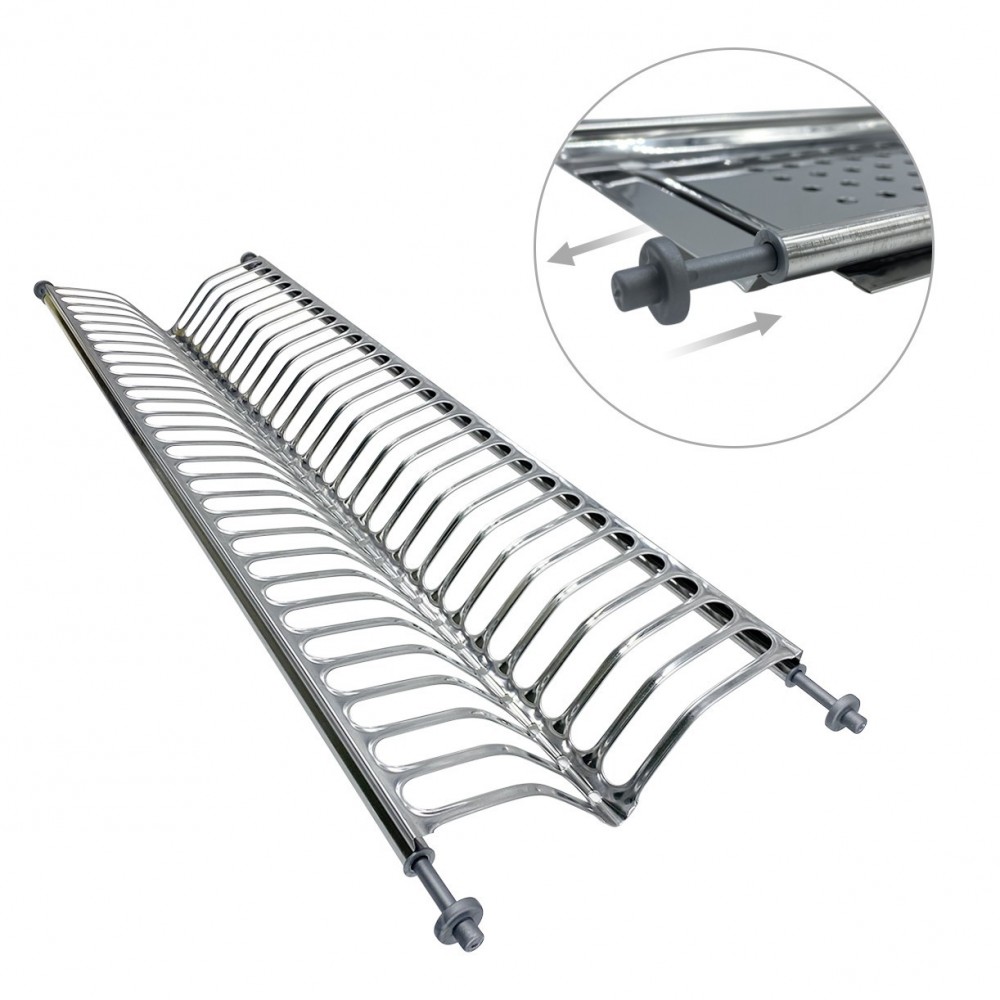 Égouttoir à vaisselle avec plateau et ressort...