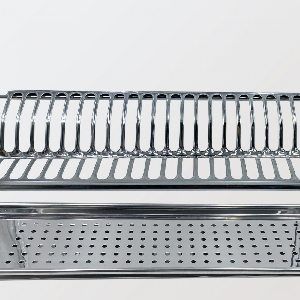 Égouttoir à vaisselle avec plateau et ressort...