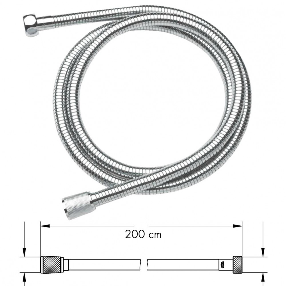 Tube flexible 2mt en Métal 329764 Rechange...