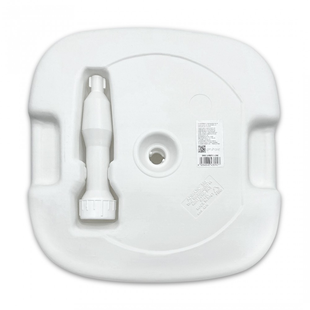 430927 Base parasol en plastique rechargeable à...