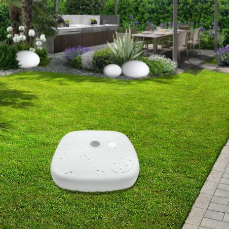 430927 Base parasol en plastique rechargeable à l'eau /sable 18LT pour jardín